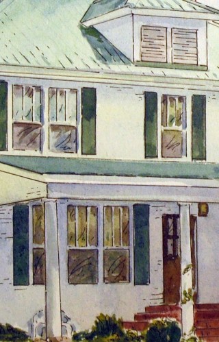House portrait detail