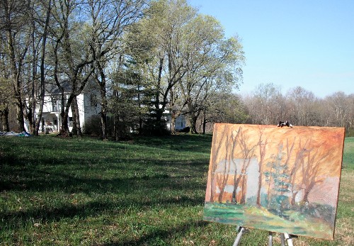 House in spring, step 2