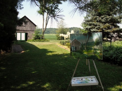 Third step with basic washes.