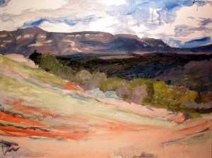 Pecos River Valley, third step.