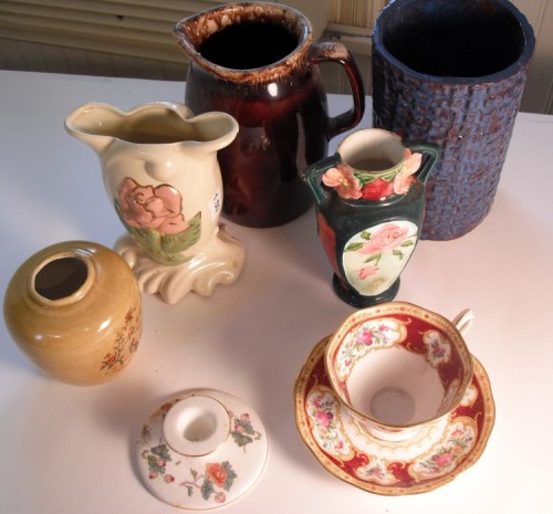 Variety of ceramics.