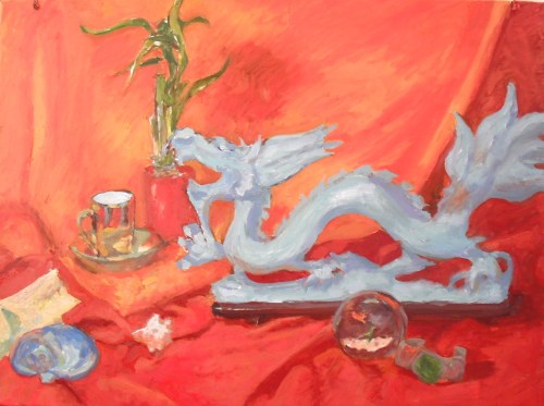 Lucky Red 2 - step 6, adding more details, color corrections