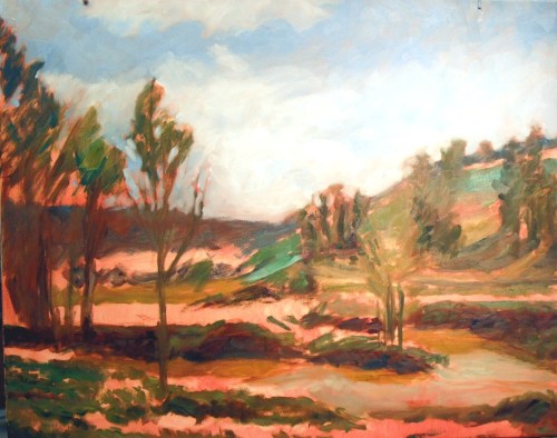 French Lick Creek, with sky added