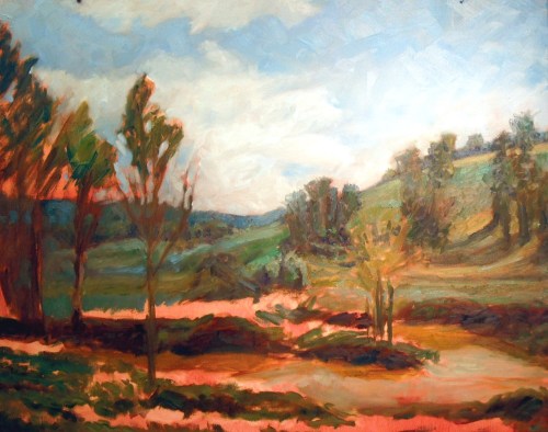 French Lick Creek, filling in background