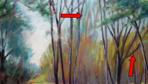 Ritter creek, details of parts removed or changed