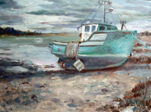 French Lily, oil on canvas, 12x16, Kit Miracle