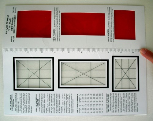 Back side of the viewfinder