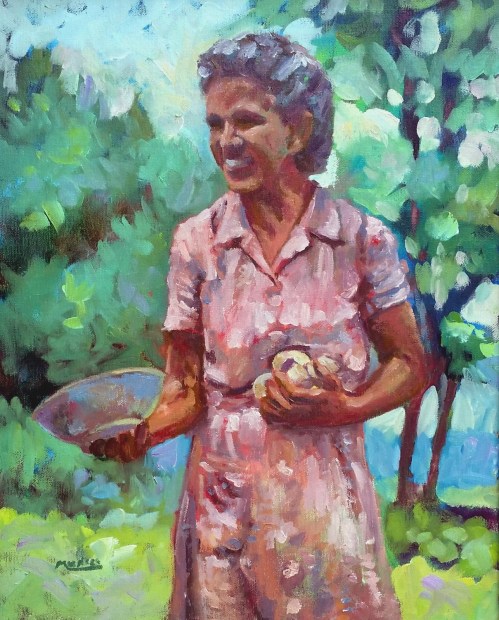 Generosity, oil on canvas, 20 x 16, Kit Miracle